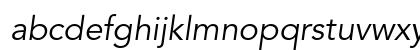 Avenir LT W04 45 SemLt Italic Preview
