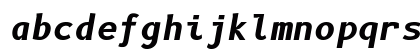 B612 Mono Bold Italic Preview