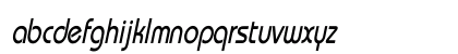 Bahamas Condensed Italic Lowercase Preview