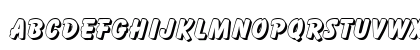 Balloon Drop Shadow D Regular Lowercase Preview