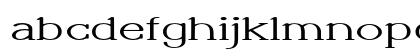 Banbridge Extra-expanded Bold Lowercase Preview