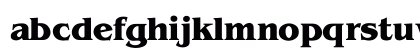 Bangkok Bold Lowercase Preview