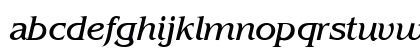 Bangkok Italic Lowercase Preview