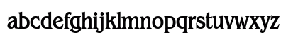 Bangle-Condensed Bold Lowercase Preview