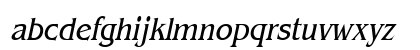 Bangle-Condensed Italic Lowercase Preview