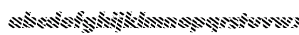 BarberPole Italic Lowercase Preview