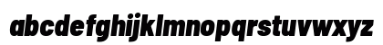 Barlow Semi Condensed Black Italic Lowercase Preview