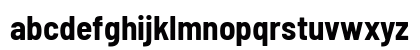Barlow Semi Condensed Bold Lowercase Preview