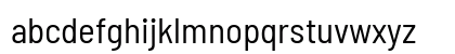 Barlow Semi Condensed Regular Lowercase Preview