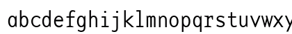 BaseMono Medium Lowercase Preview