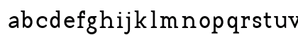 BaseTwelve Medium Lowercase Preview