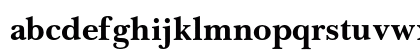 Baskerville Cyrillic LT Std Bold Lowercase Preview