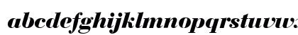 Bauer Bodoni D Bold Italic Lowercase Preview