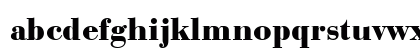 Bauer Bodoni T Bold Lowercase Preview