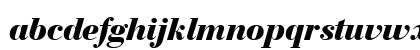 BauerBodni Blk BT Black Italic Lowercase Preview
