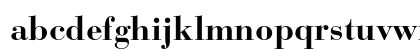 Bauer Bodoni Std 1 Bold Lowercase Preview
