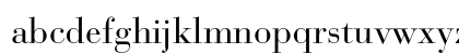 Bauer Bodoni Std 1 Roman Lowercase Preview