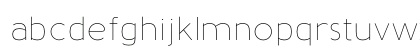 Baufra Light Lowercase Preview