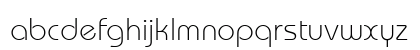 BauhausItcTEELig Regular Lowercase Preview