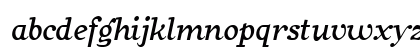 BearButteT BoldItalic Lowercase Preview