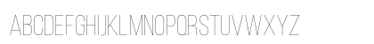 Bebas Neue Thin Lowercase Preview