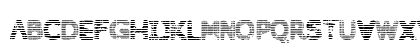 Behind Dirty Blinds Regular Lowercase Preview