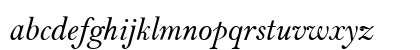 Bell T Italic Lowercase Preview