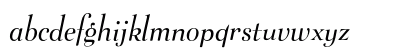 Belucian BookItalic Lowercase Preview