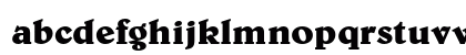 Belwe Std Bold Lowercase Preview