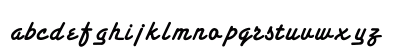 Bendy Regular Lowercase Preview