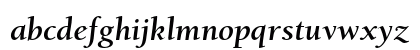 ITC Berkeley Oldstyle Std Bold Italic Lowercase Preview