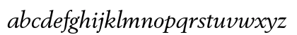 Berling LT Std Italic Lowercase Preview