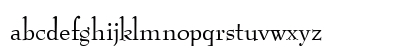 Bernadette Regular Lowercase Preview