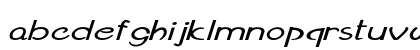 Bernaise Extra-expanded Italic Lowercase Preview