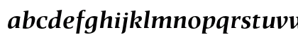 Berndal LT Std Regular BoldItalic Lowercase Preview