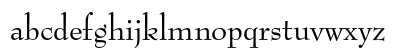 Bernhard Modern Regular Lowercase Preview