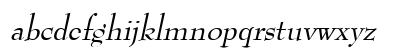 Bernhart Italic Lowercase Preview