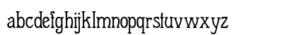 Berolina Regular Lowercase Preview