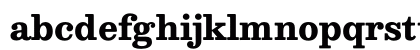 Besley* Bold Lowercase Preview
