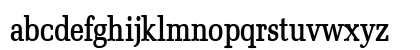 Bid Roman-Condensed Bold Lowercase Preview