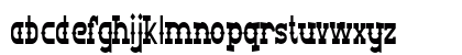 Big Burro Condensed Regular Lowercase Preview