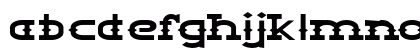 Big Burro Extra-expanded Regular Lowercase Preview