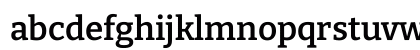 Bitter SemiBold Regular Lowercase Preview