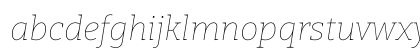 Bitter Thin Italic Preview