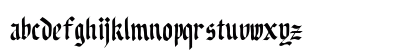 Blacklet Normal Bold Lowercase Preview