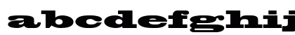 Blackoak Std Regular Lowercase Preview