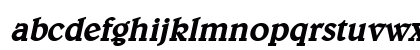Blew Bold Italic Lowercase Preview