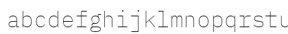 BlexMono NF Regular Lowercase Preview