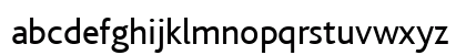 Bliss Regular Lowercase Preview