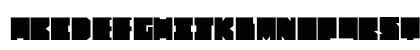 Blockhead Regular Lowercase Preview